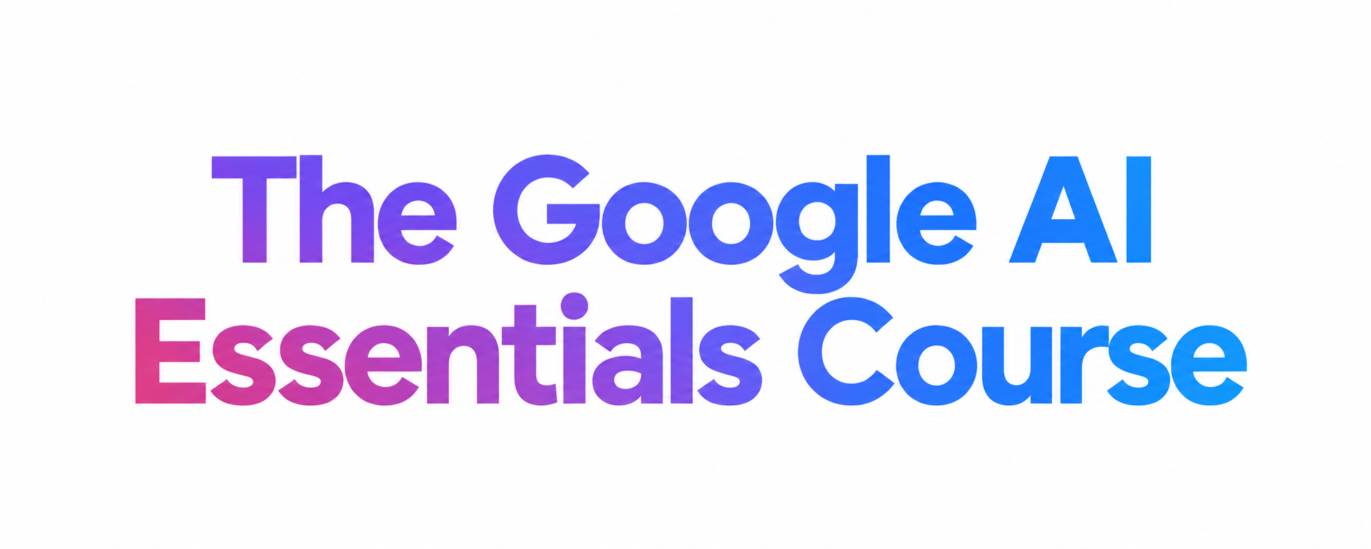 Google AI Essentials course certificate