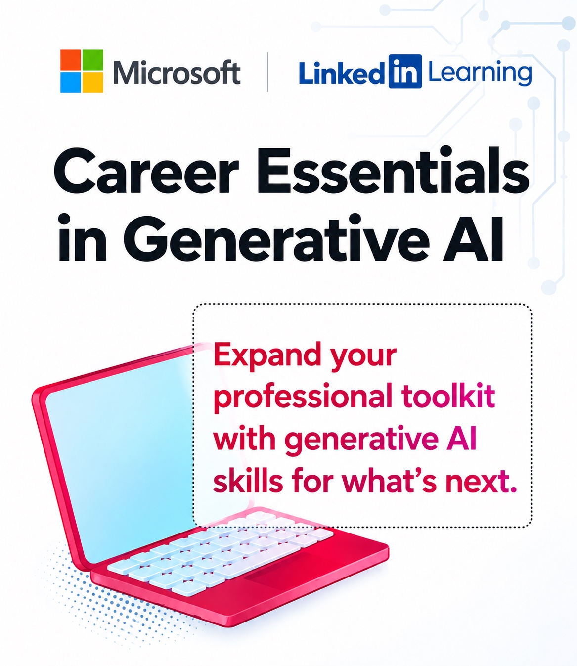 Microsoft and LinkedIn Career Essentials in Generative AI certificate